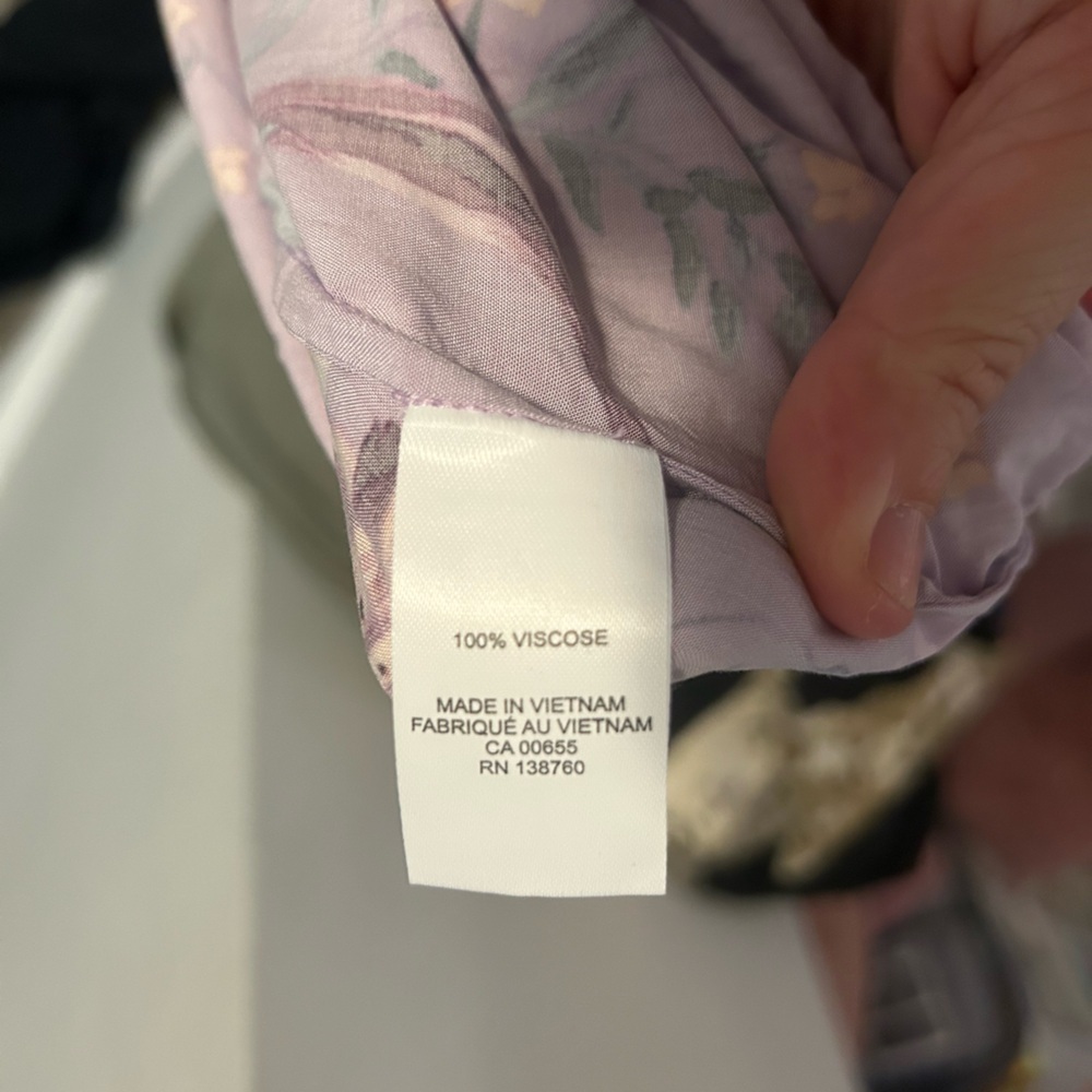 Lavender Floral Halter Maxi Dress - Unbranded - Picture 11 of 12